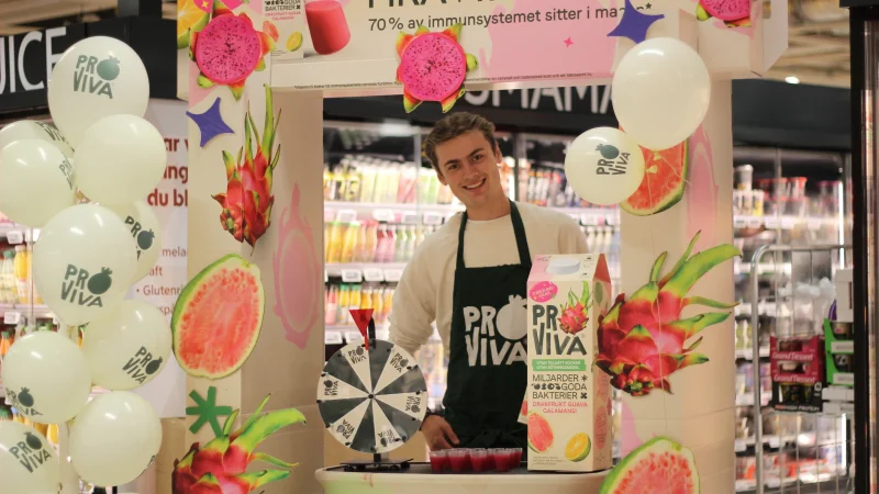 Butiksdemo för Proviva